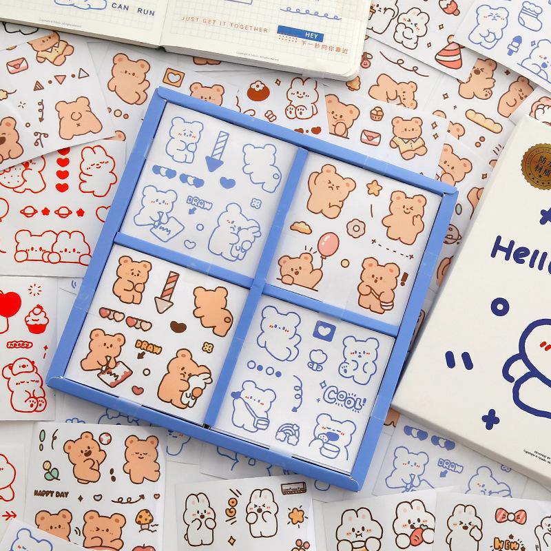 Cute Character Sticker Gift Box